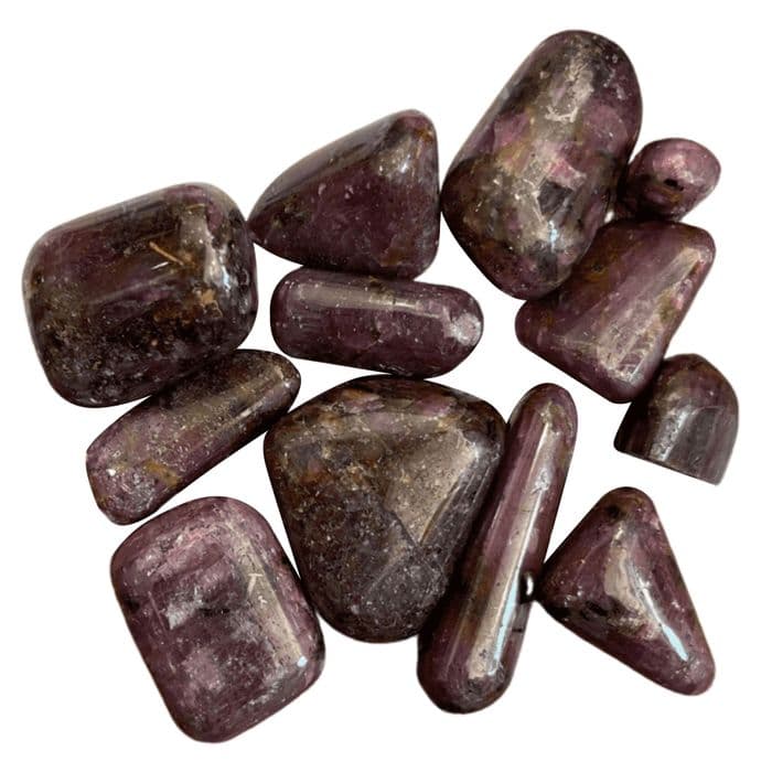 Ruby Crystal - Single Polished Tumblestone