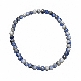 Sodalite Bead Bracelet (4mm)