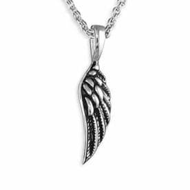 Sterling Silver Angel Wing Necklace