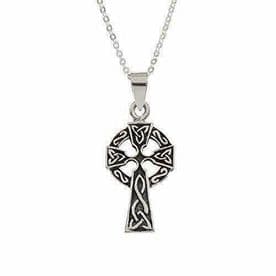Sterling Silver Celtic Cross Necklace