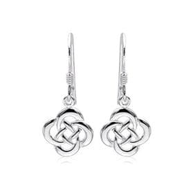 Sterling Silver Celtic Knot Dangle Earrings