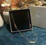 Sterling Silver Crystal 'Dotty' Necklace - 18k Rose Gold Plated