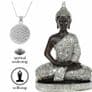 Sterling Silver Flower of Life Necklace - Large