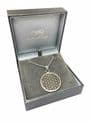Sterling Silver Flower of Life Necklace - Large