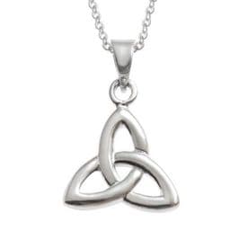 Sterling Silver Goddess Triquetra Necklace