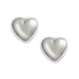 Sterling Silver Heart Studs