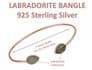 Sterling Silver Labradorite Bangle