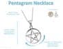 Sterling Silver Pentagram Necklace