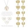 Sterling Silver Rose Gold Tree of Life Necklace