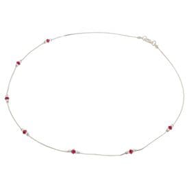 Sterling Silver Swarovski Necklace 