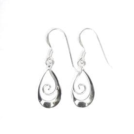 Sterling Silver Teardrop Earrings