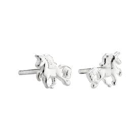 Sterling Silver Unicorn Studs