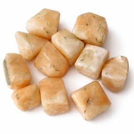 Stilbite Crystal - Single Polished Tumblestone