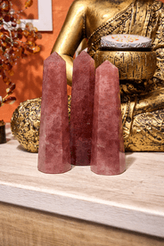 Strawberry Quartz Crystal Towers