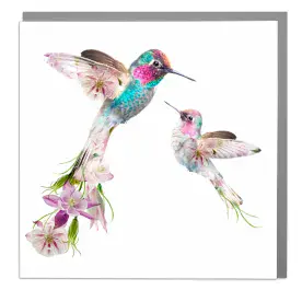 Two Hummingbirds by Lola Designs - Mum Birthday / Mother's Day