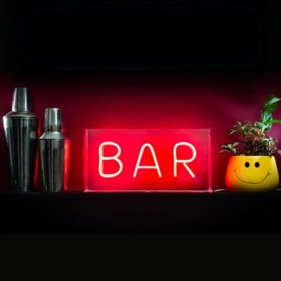 Bar Neon Light Box