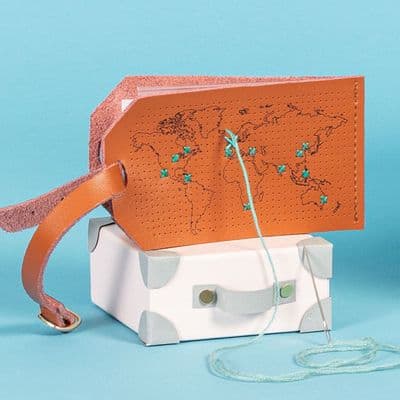 Chasing Threads Stitch Where You’ve Been Luggage Tag