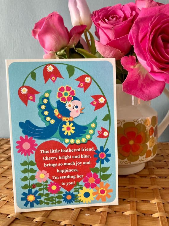 Feathered Friend Postcard