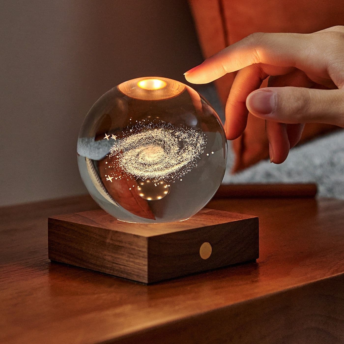 Gingko Design Gingko Design Amber 3D Crystal Ball Light