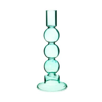 Glass Bubble Candle Holder