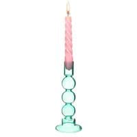 Glass Bubble Candle Holder