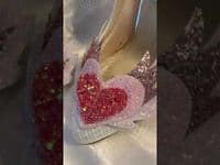 Hand-Made Angel Heart Shoe Clips (Made to Order)