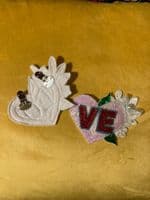 Hand-Made Customised Wedding Shoe Clips (Made to Order)