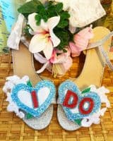 Hand-Made Customised Wedding Shoe Clips (Made to Order)