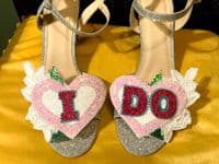 Hand-Made Customised Wedding Shoe Clips (Made to Order)