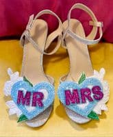 Hand-Made Customised Wedding Shoe Clips (Made to Order)