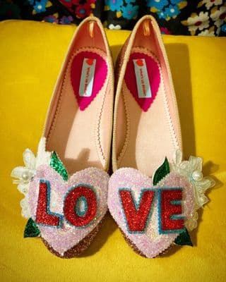 Hand-Made Customised Wedding Shoe Clips (Made to Order)