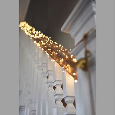 Indoor / Outdoor Cluster Fairy Light String  (Mains Powered 7.5m)