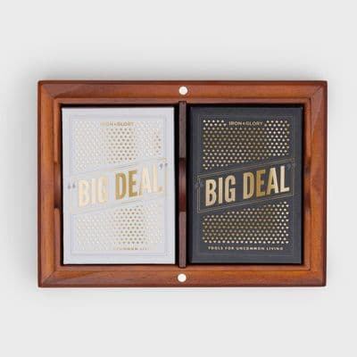 Iron & Glory 'Big Deal' Deluxe Twin Decks of Playing Cards