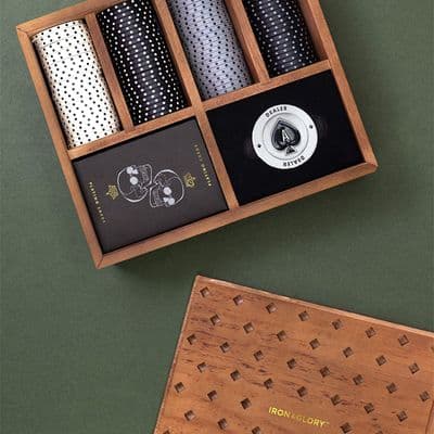 Iron & Glory Dead Man's Hand Premium Poker Set