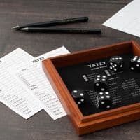 Iron & Glory Wooden Yatzy Game