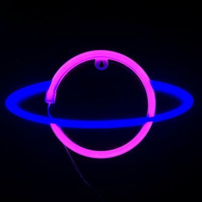 Planet Neon Sign