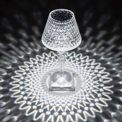 Rechargeable Diamond Table Lamp