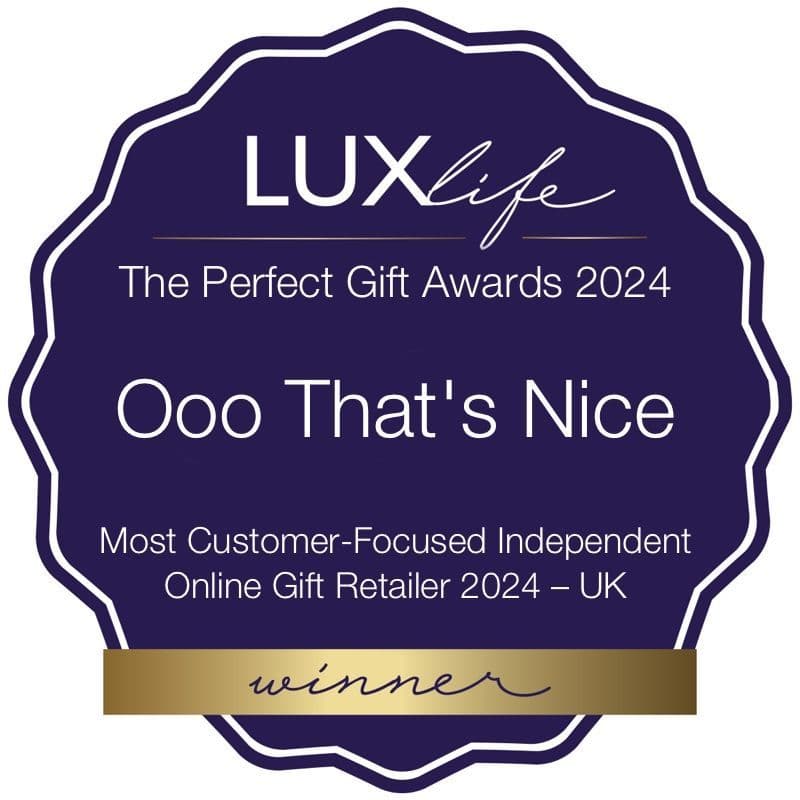 LUXlife Perfect Gifts Awards - Most Customer-Focused Independent Online Gift Retailer 2024 - UK