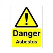 Danger Asbestos Hazard Warning Sign
