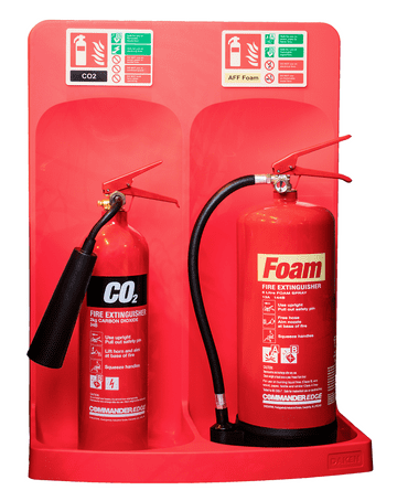 Extinguisher Stand Double