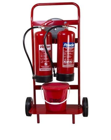 Extinguisher Trolley Double