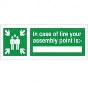 Fire Assembly Point Intruction Sign