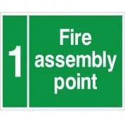 Fire Assembly Point Number Sign