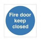 Fire Door Keep Closed Instruction Sign