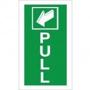 Fire Door Pull Instruction Sign