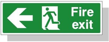 Fire Exit Left Sign