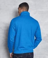 ¼ zip sweatshirt with front logo