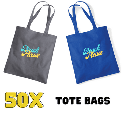 50 Tote bags