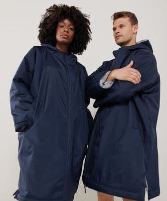 All weather adults Dry Robe with front logo