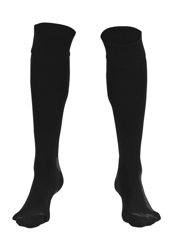 Black Sports Socks